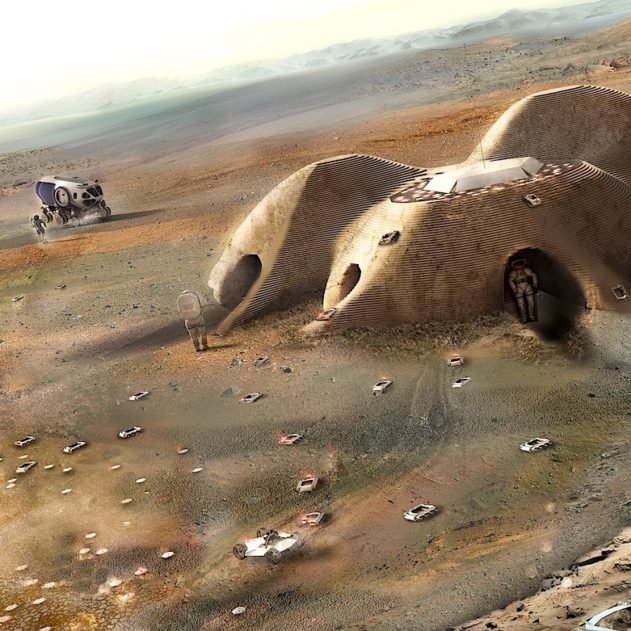 nouvelles techniques construction chitine colonisation mars