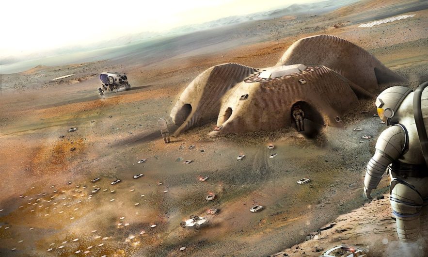 nouvelles techniques construction chitine colonisation mars