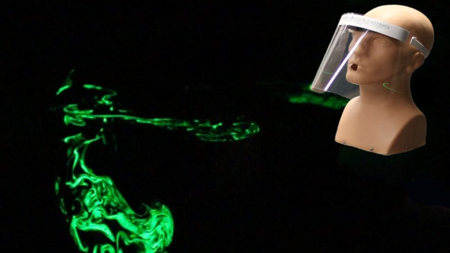 test efficacité visière masque