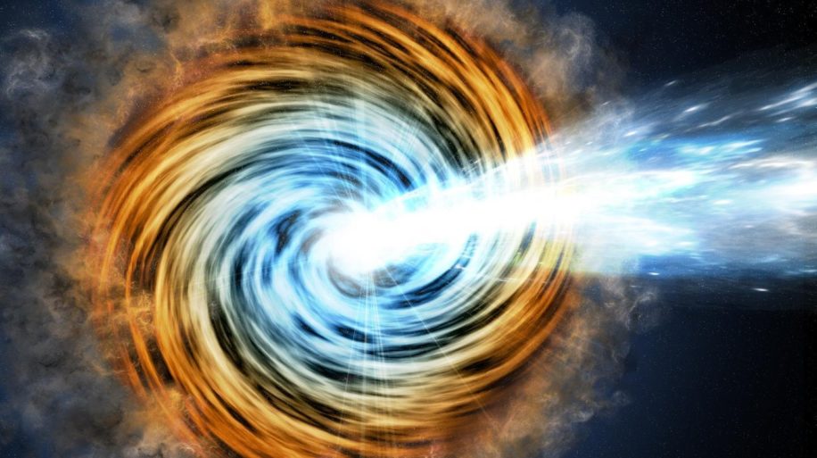 decouverte blazar galaxie trou noir rare datant 12 milliards annees