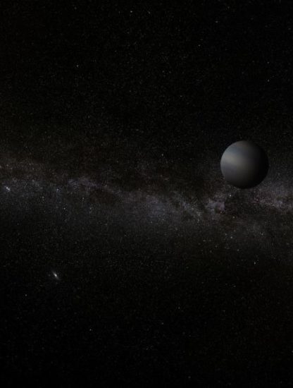 découverte planète masse terrestre errant Voie lactée couv
