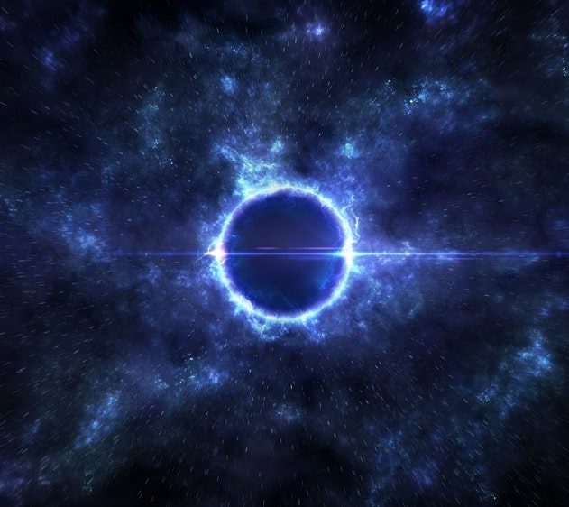 mini univers fractal existe dans hypothétiques trous noirs chargés