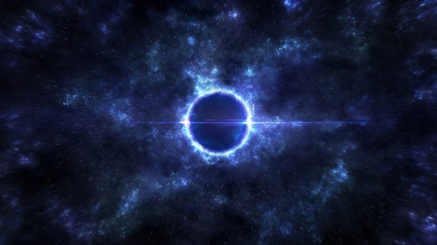 mini univers fractal existe dans hypothétiques trous noirs chargés