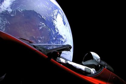 starman premier vol rapproche mars tesla roadster