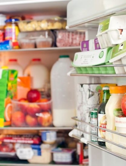 stockage aliments chauds réfrigérateur couv
