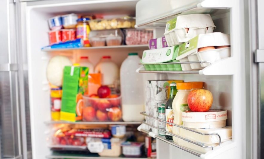 stockage aliments chauds réfrigérateur couv