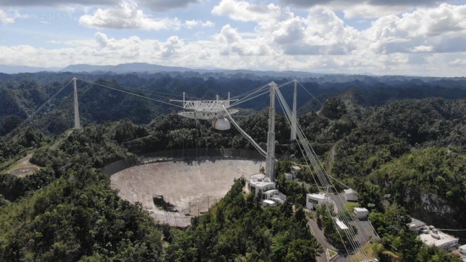 dégâts télescope arecibo démantèlement