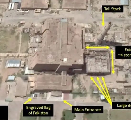 google earth revele possible usine armement nucleaire pakistan