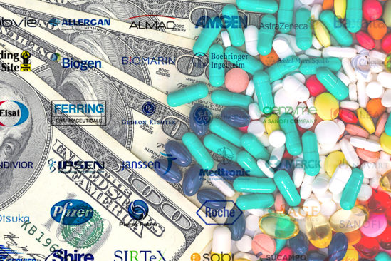 sanctions financieres grandes entreprises pharmaceutiques activites illegales