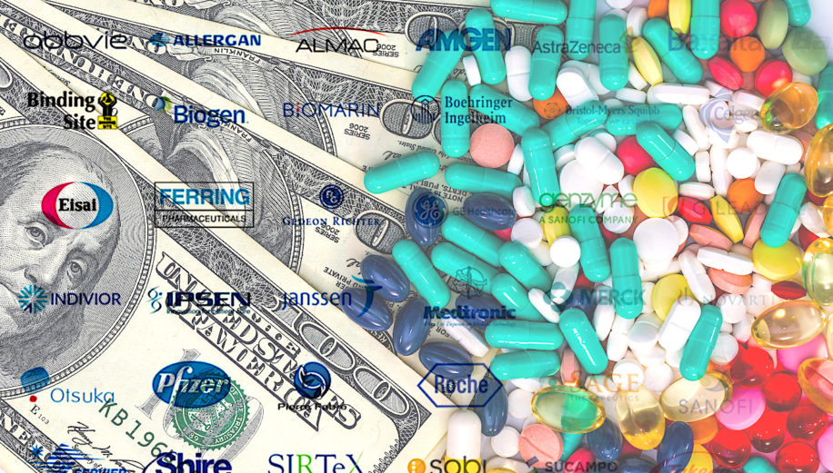 sanctions financieres grandes entreprises pharmaceutiques activites illegales