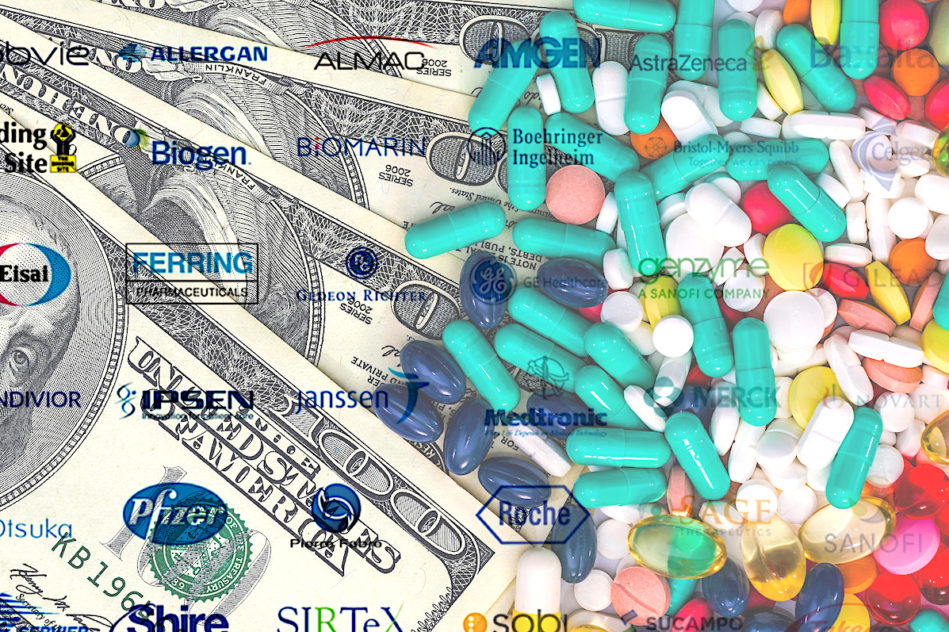 sanctions financieres grandes entreprises pharmaceutiques activites illegales