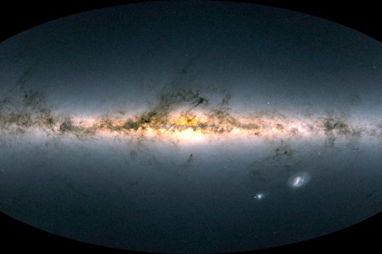 carte 3d voie lactee detaillee gaia 2020