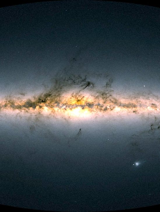 carte 3d voie lactee detaillee gaia 2020