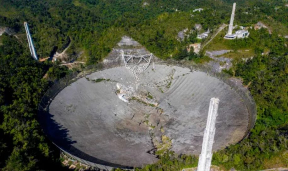 effondrement télescope Arecibo