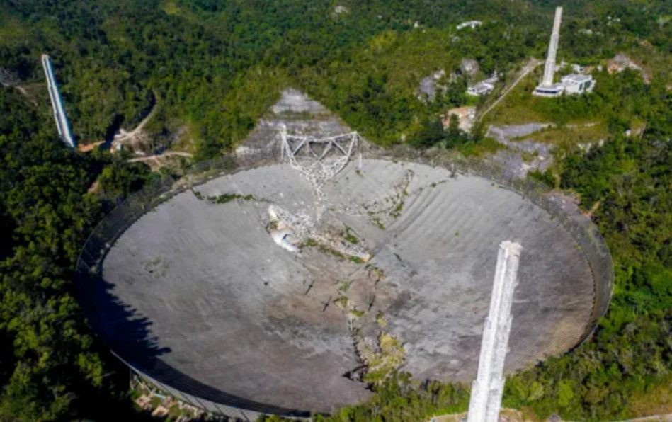 effondrement télescope Arecibo