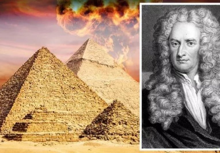 notes manuscrites isaac newton revelent obsession secret pyramides egyptes couv