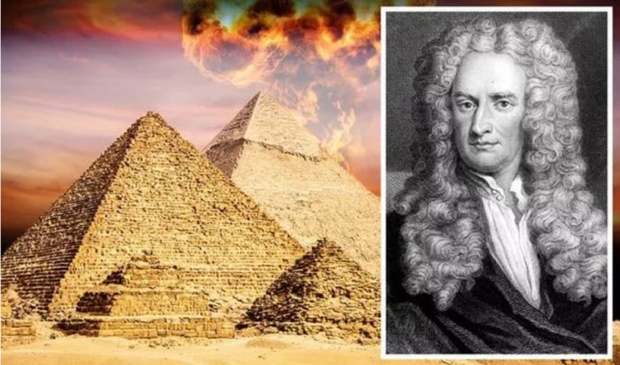 notes manuscrites isaac newton revelent obsession secret pyramides egyptes couv