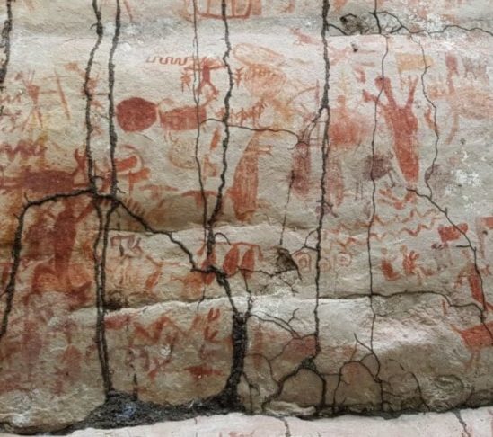 site peintures rupestres amazonie