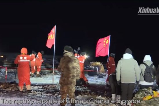 retour échantillons lune sonde chinoise