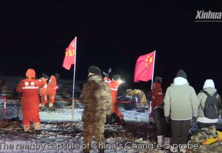 retour échantillons lune sonde chinoise