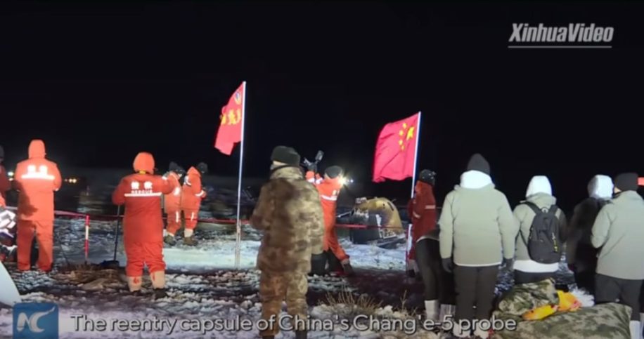 retour échantillons lune sonde chinoise