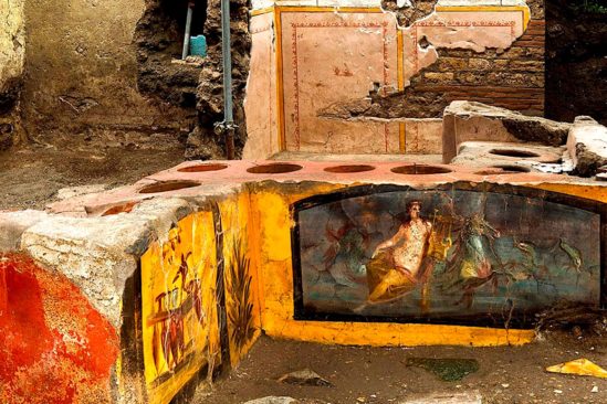 snack-bar bien conserve decouvert pompei
