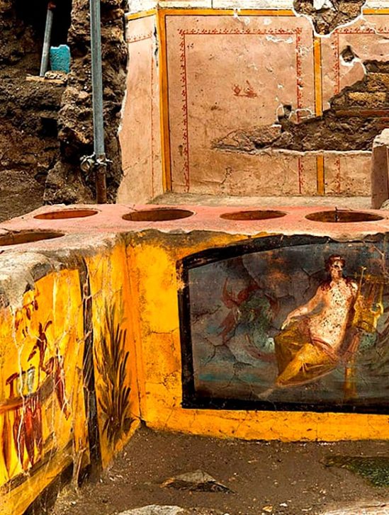 snack-bar bien conserve decouvert pompei