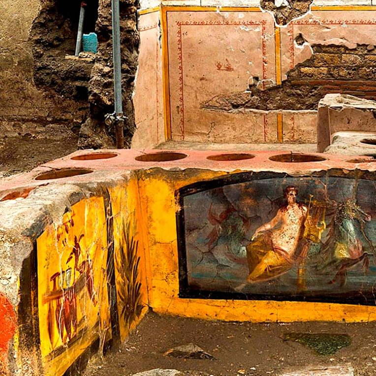 snack-bar bien conserve decouvert pompei