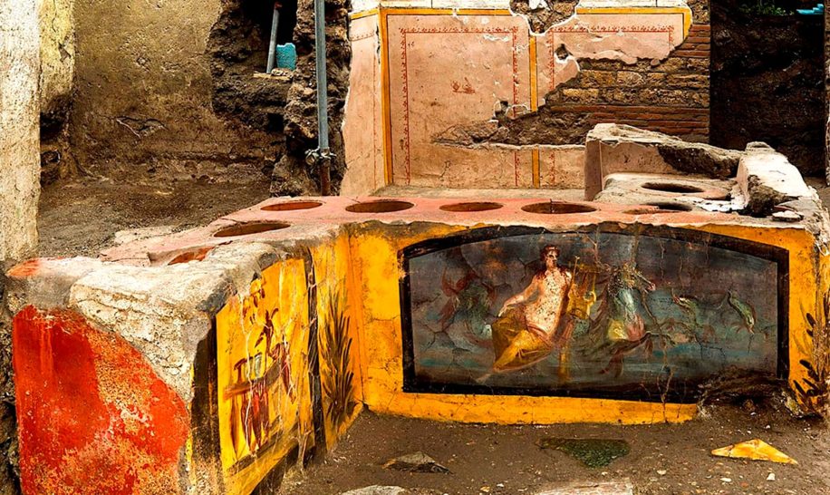 snack-bar bien conserve decouvert pompei