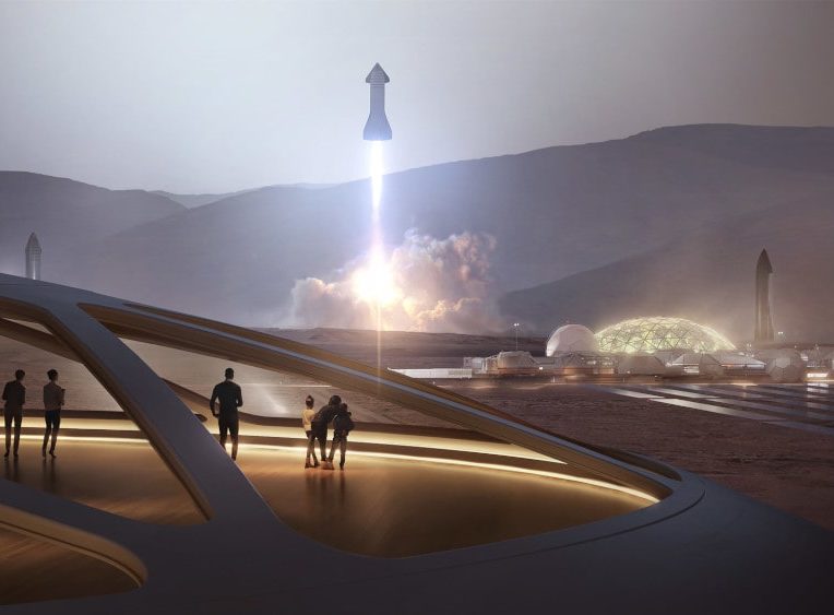 voyage mars spaceX 2026