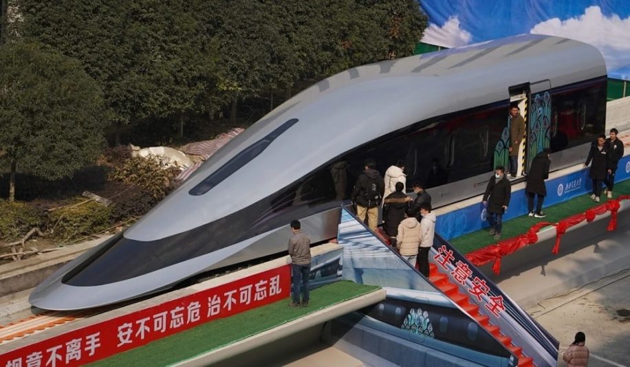 chine devoile prototype maglev ultrarapide