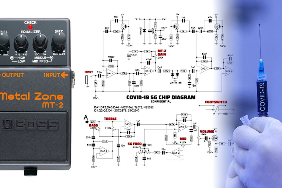 conspirations puce 5g schema electrique devenu viral pedale guitare electrique