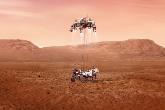 arrivée rover perseverance mars