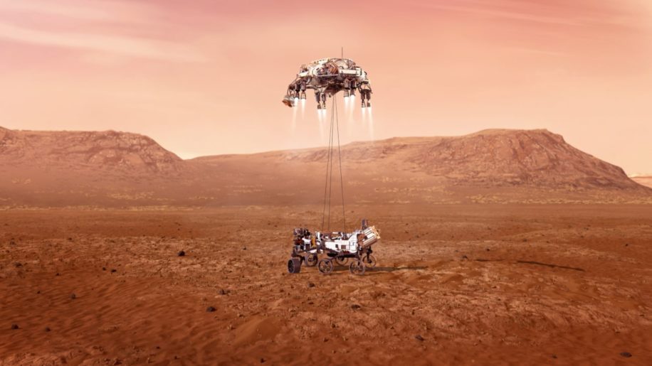 arrivée rover perseverance mars