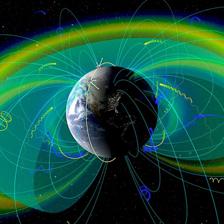electrons voyageant vitesses proches celle lumiere autour terre enfin expliques