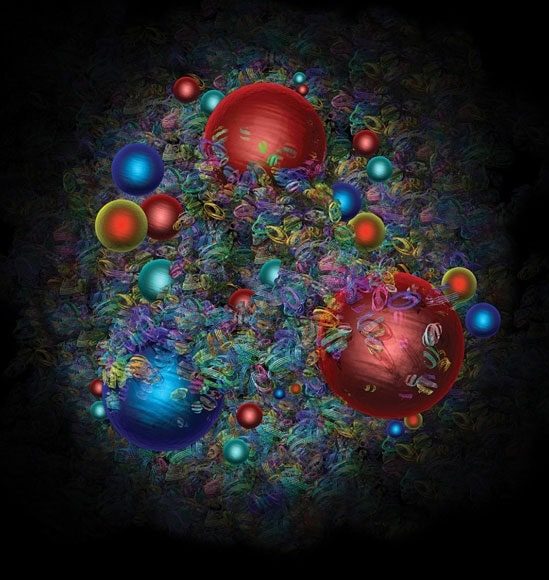 etrange desequilibre antimatiere existe dans protons