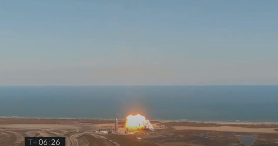 explosion prototype SN9 spaceX