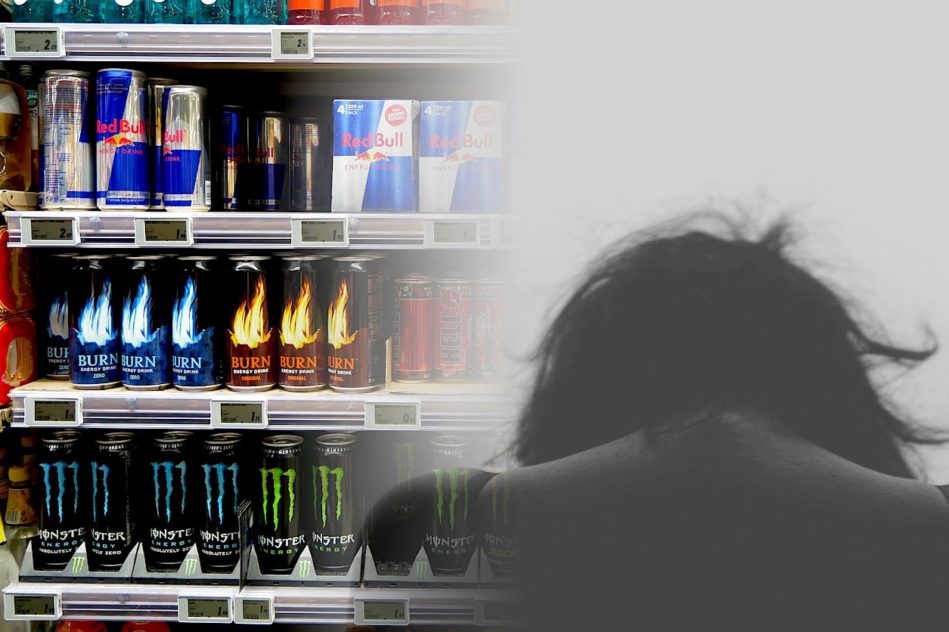 lien entre consommation boissons energisantes et depression anxiete stress