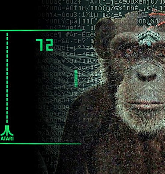 neuralink singe joue jeux video avec pensee