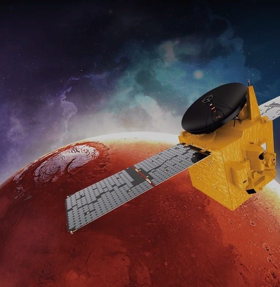 sonde spatiale hope placee succes orbite autour mars