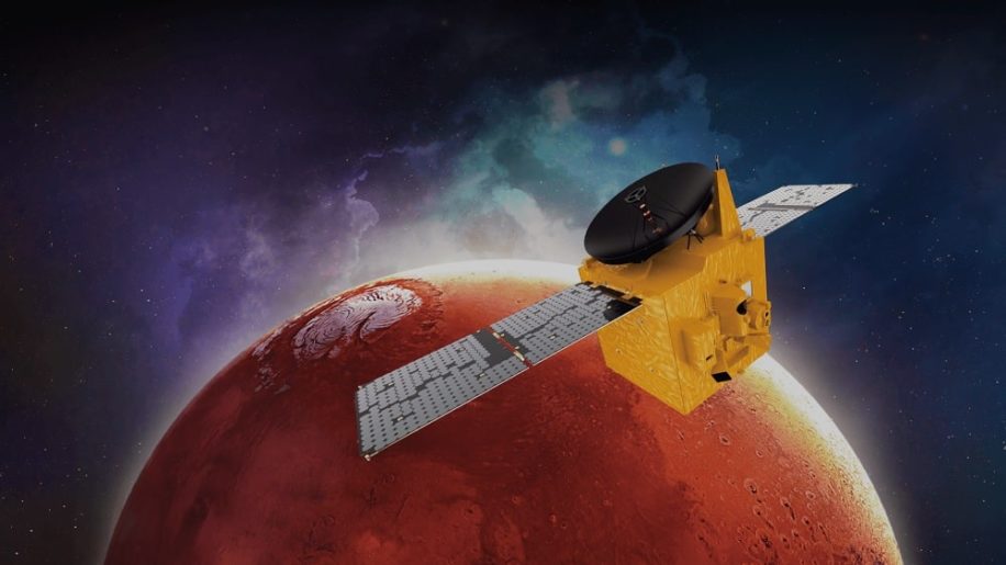 sonde spatiale hope placee succes orbite autour mars