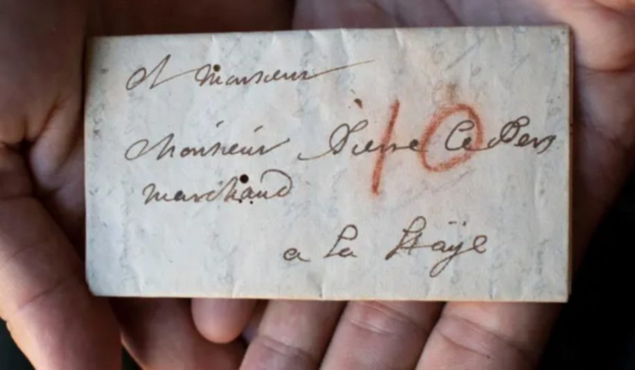 dépliage virtuel lettre scellée