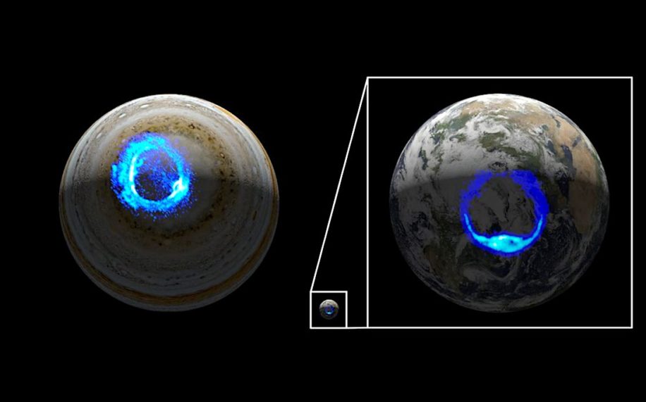 sonde juno nasa revele origines aurores polaires-jupiter