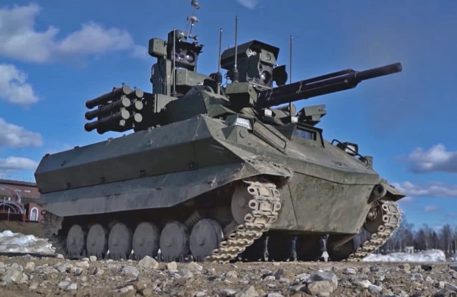 char combat autonome armée russe