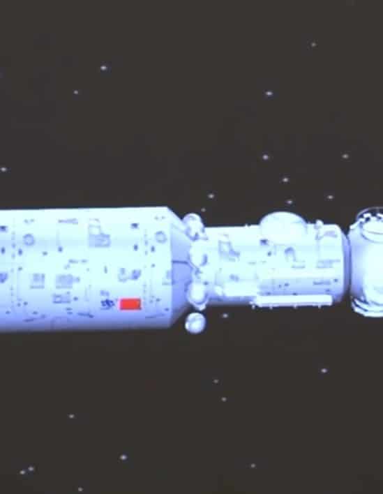 chine lance succes premier module future station spatiale