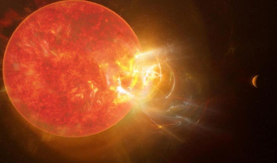 eruption stellaire proxima centauri bat records