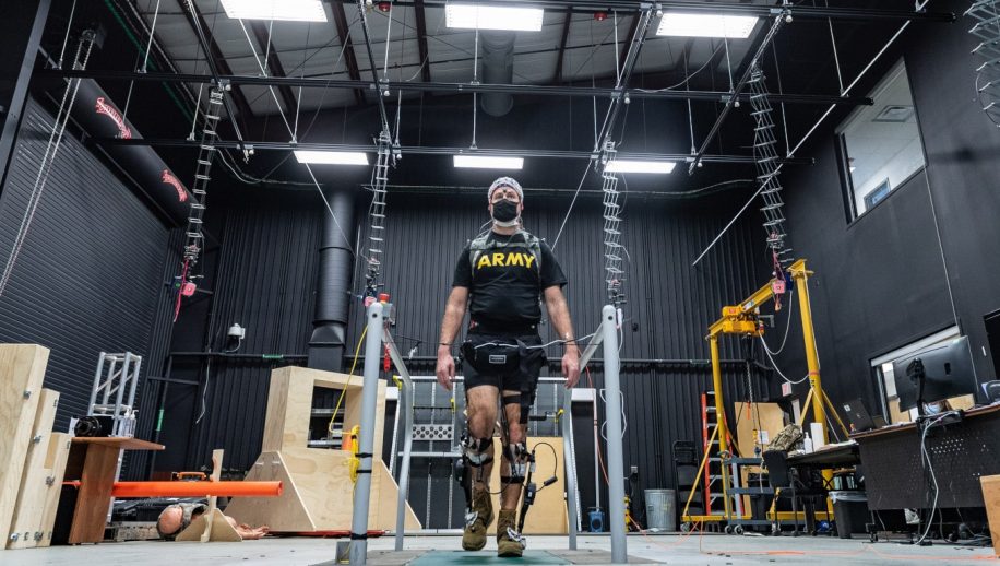 bottes exosquelette armée américaine
