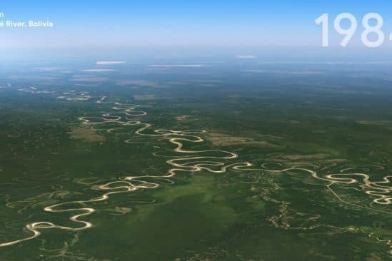 google earth permet visualiser effets changement climatique depuis 1984