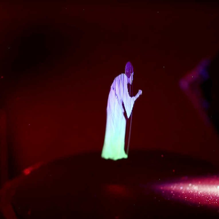 chercheurs creent hologrammes realistes se deplacant dans les airs couv