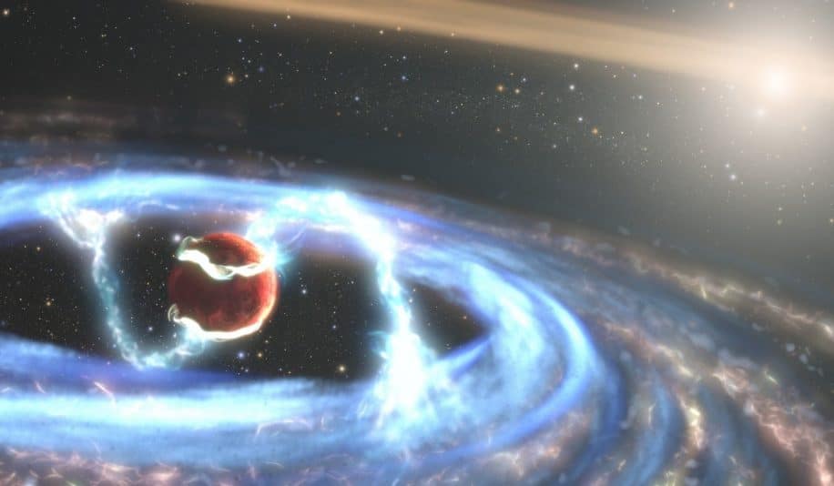 hubble observe formation planete geante